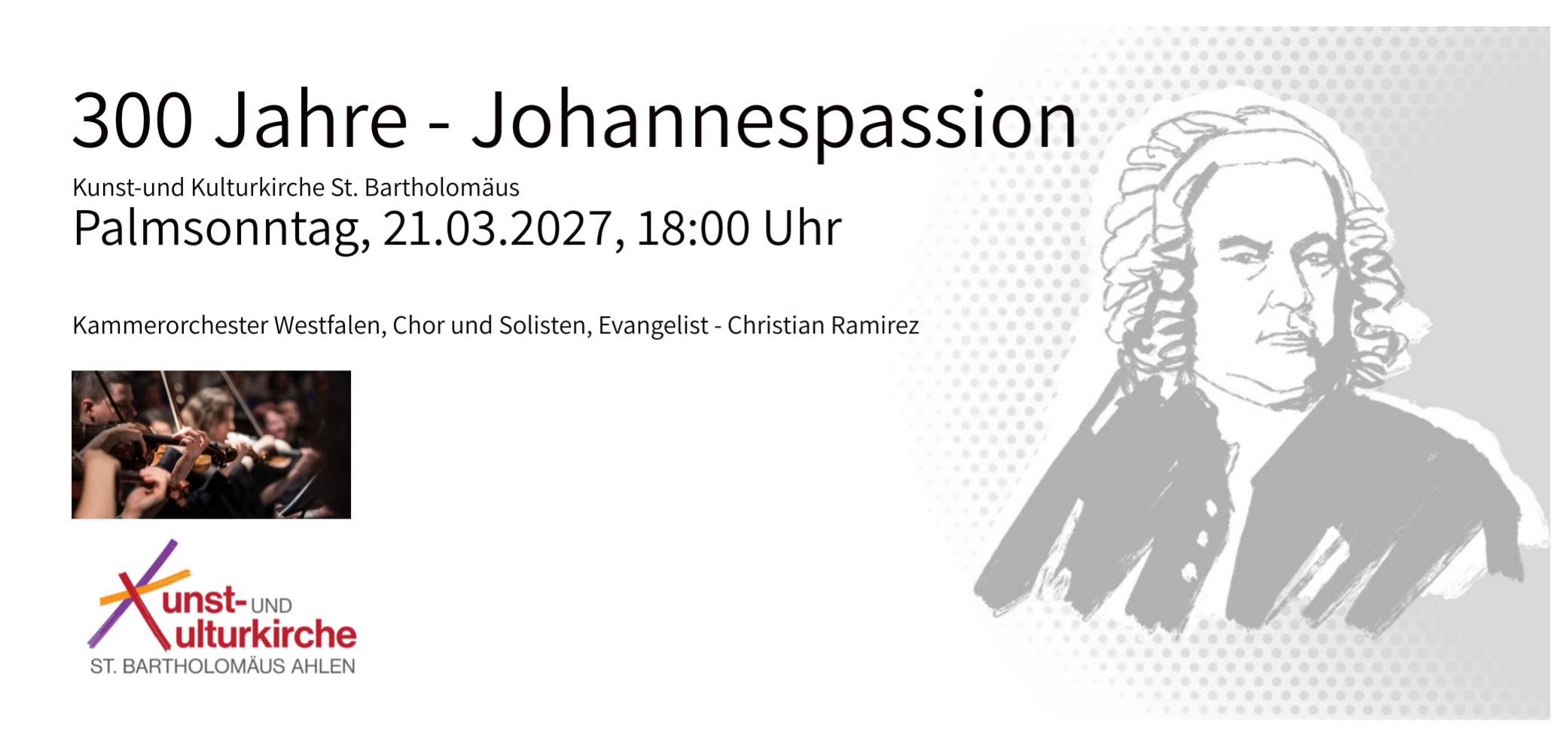 Chorprojekt Johannespassion 2027