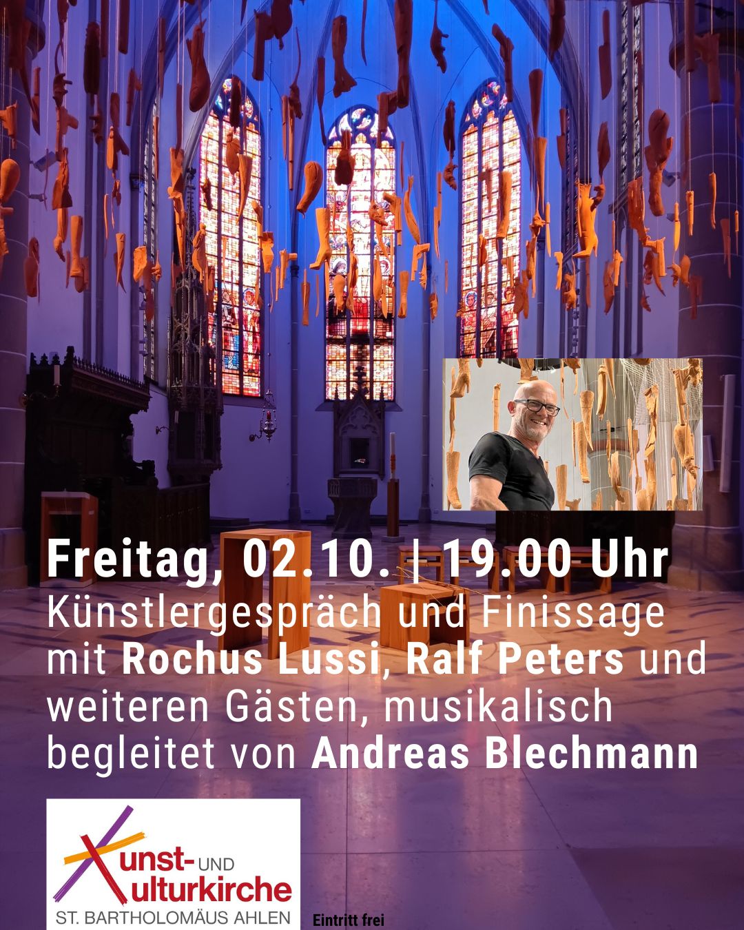 Künstlergespräch mit Rochus Lussi und Finissage