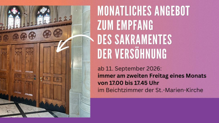 Ich möchte Versöhnung feiern...