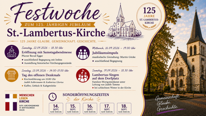 125-jähriges Jubiläum St.-Lambertus-Kirche