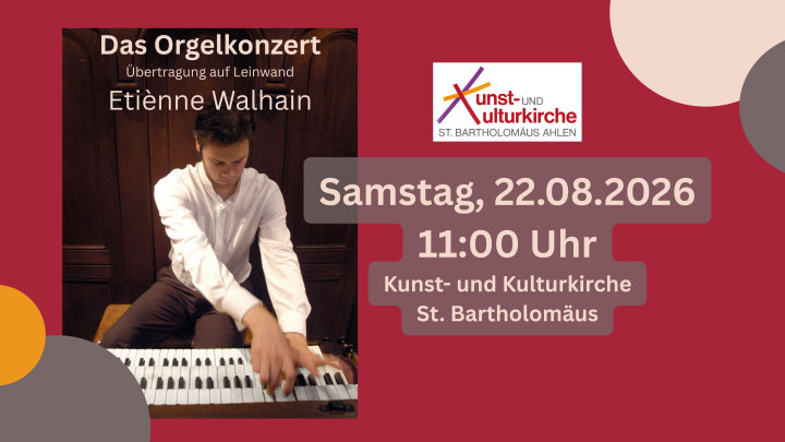 Orgelkonzert Étienne Walhain
