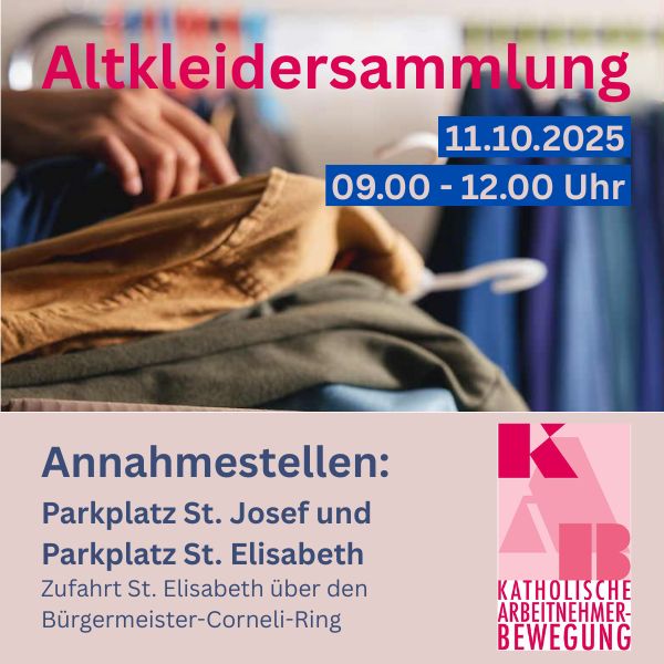 Altkleidersammlung der KAB