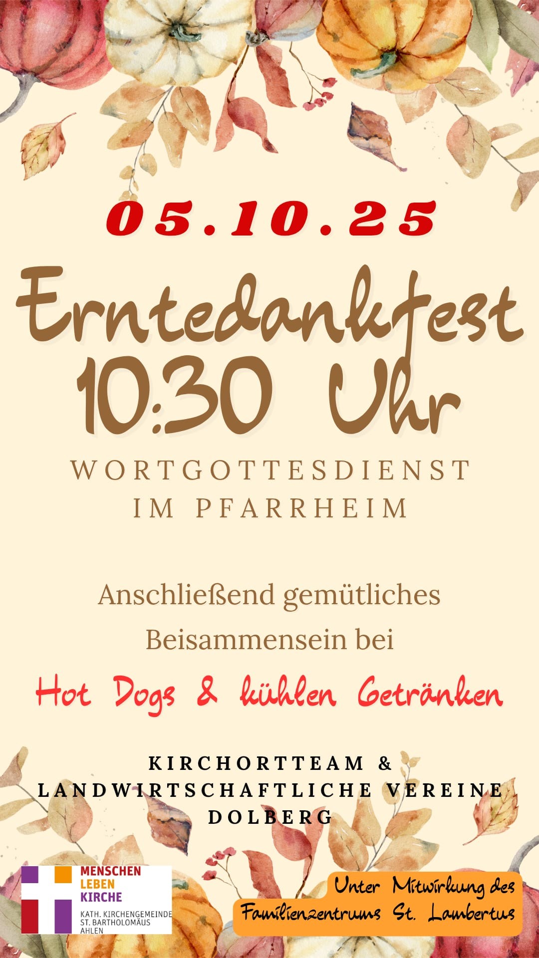 Erntedankfest in St. Lambertus