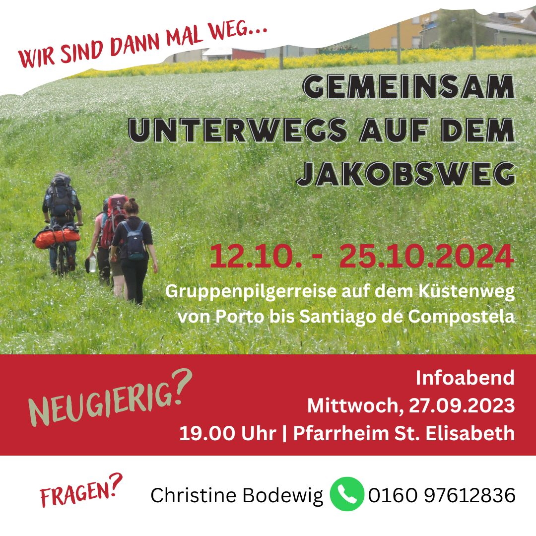 Infoabend Gruppenpilgerreise