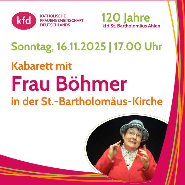 Kabarett mit Frau Böhmer