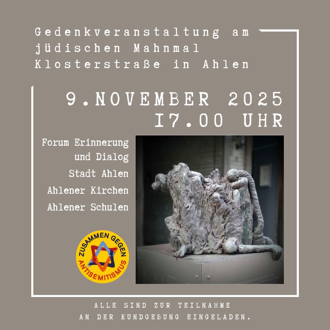 Kundgebung am jüdischen Mahnmal