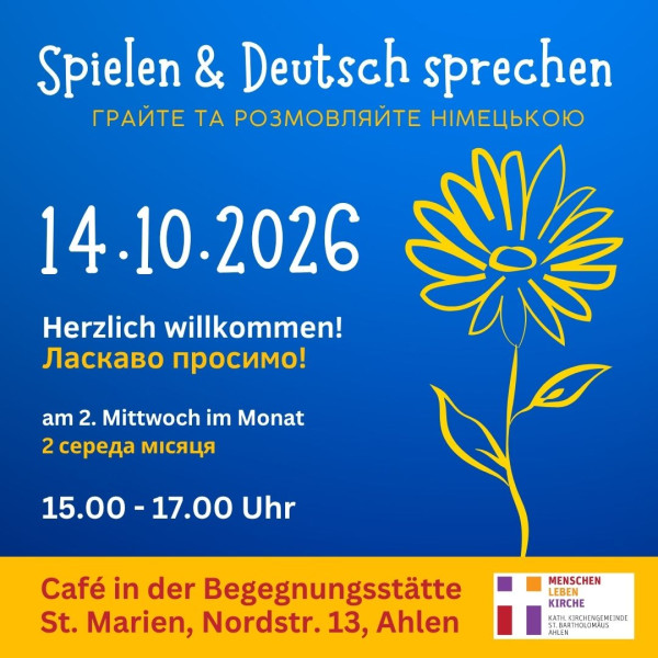 Spielen und Deutsch sprechen